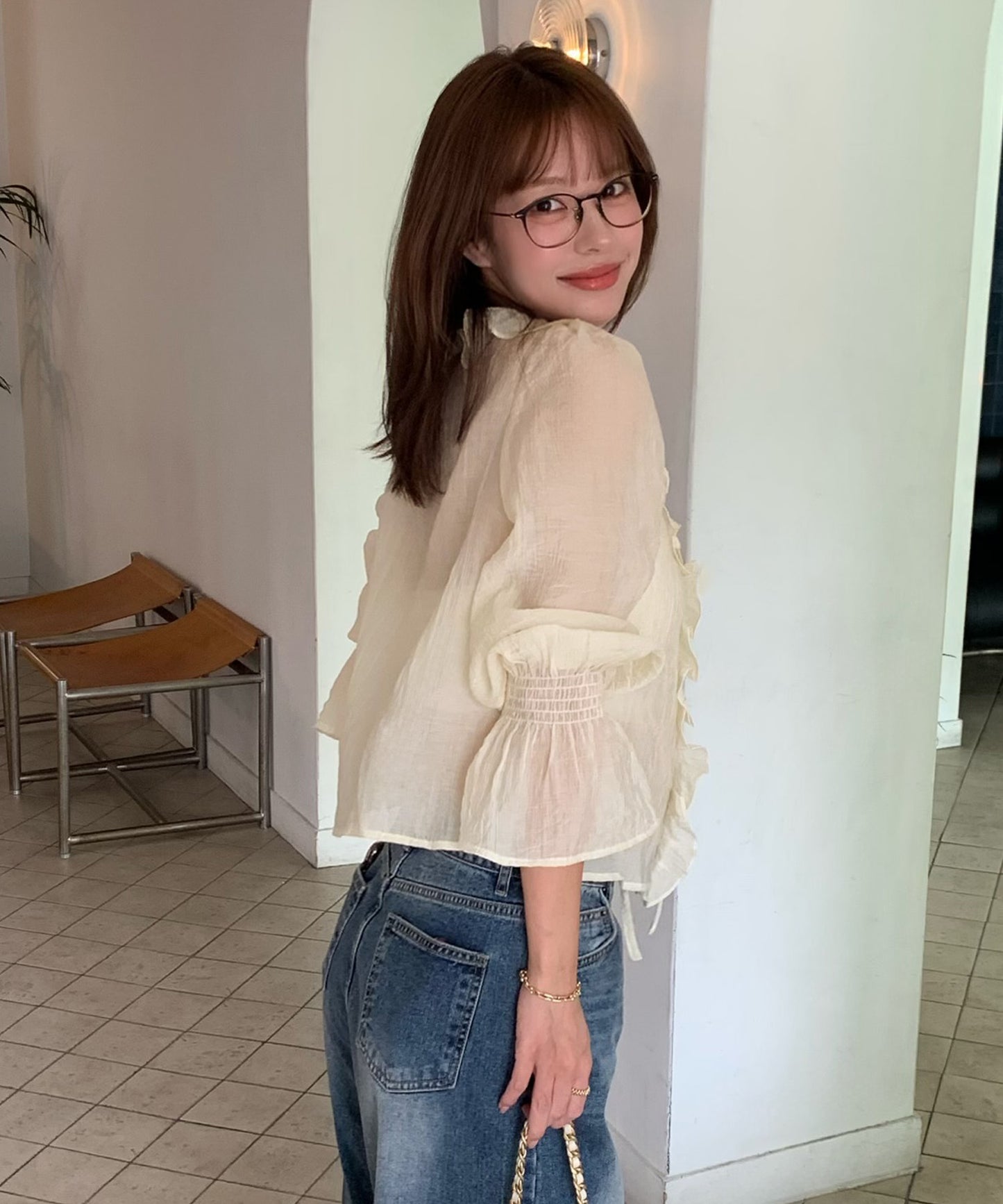 Model:H155cm 着用サイズ:S