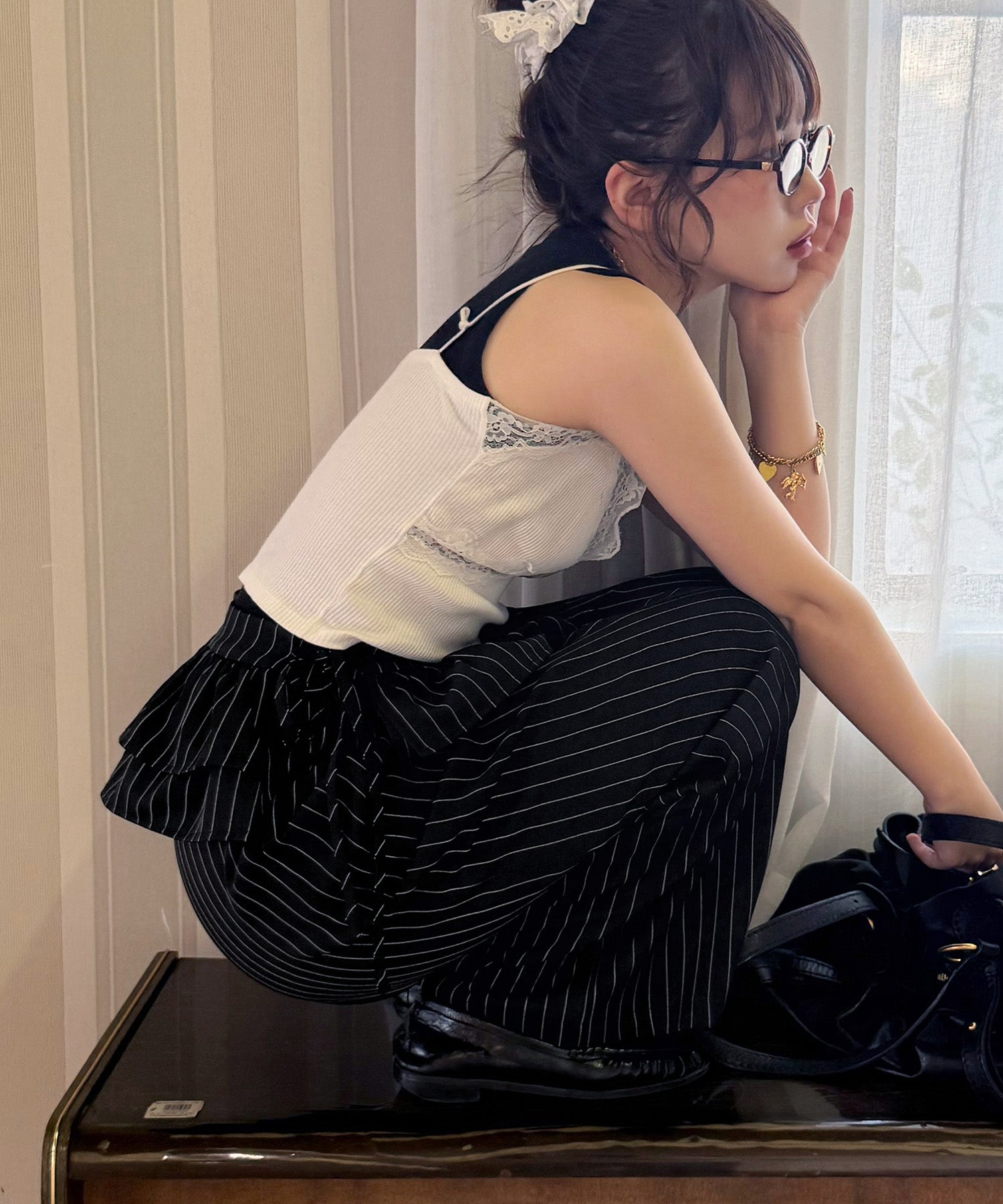 Model:H155cm 着用サイズ:S